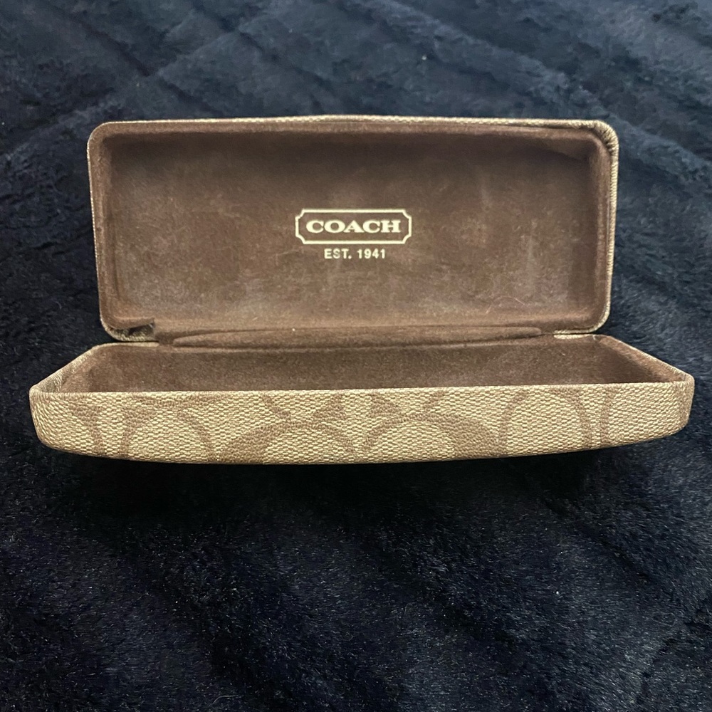 Coach glasses case